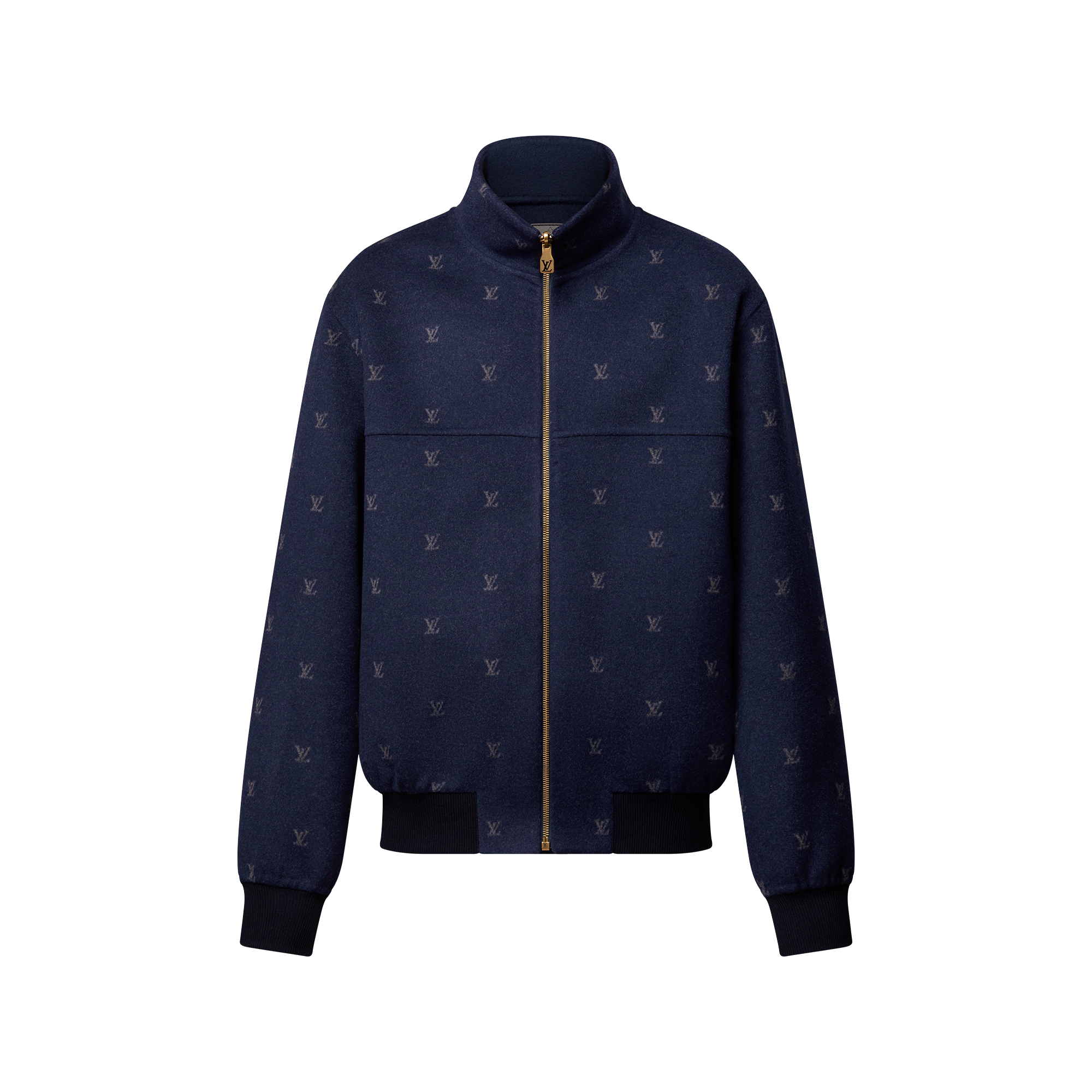 Leather Patch Fleece Blouson - Ready-to-Wear | LOUIS VUITTON
